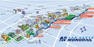 Mapa Las Vegas