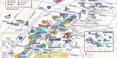 Las Vegas kasyno mapa